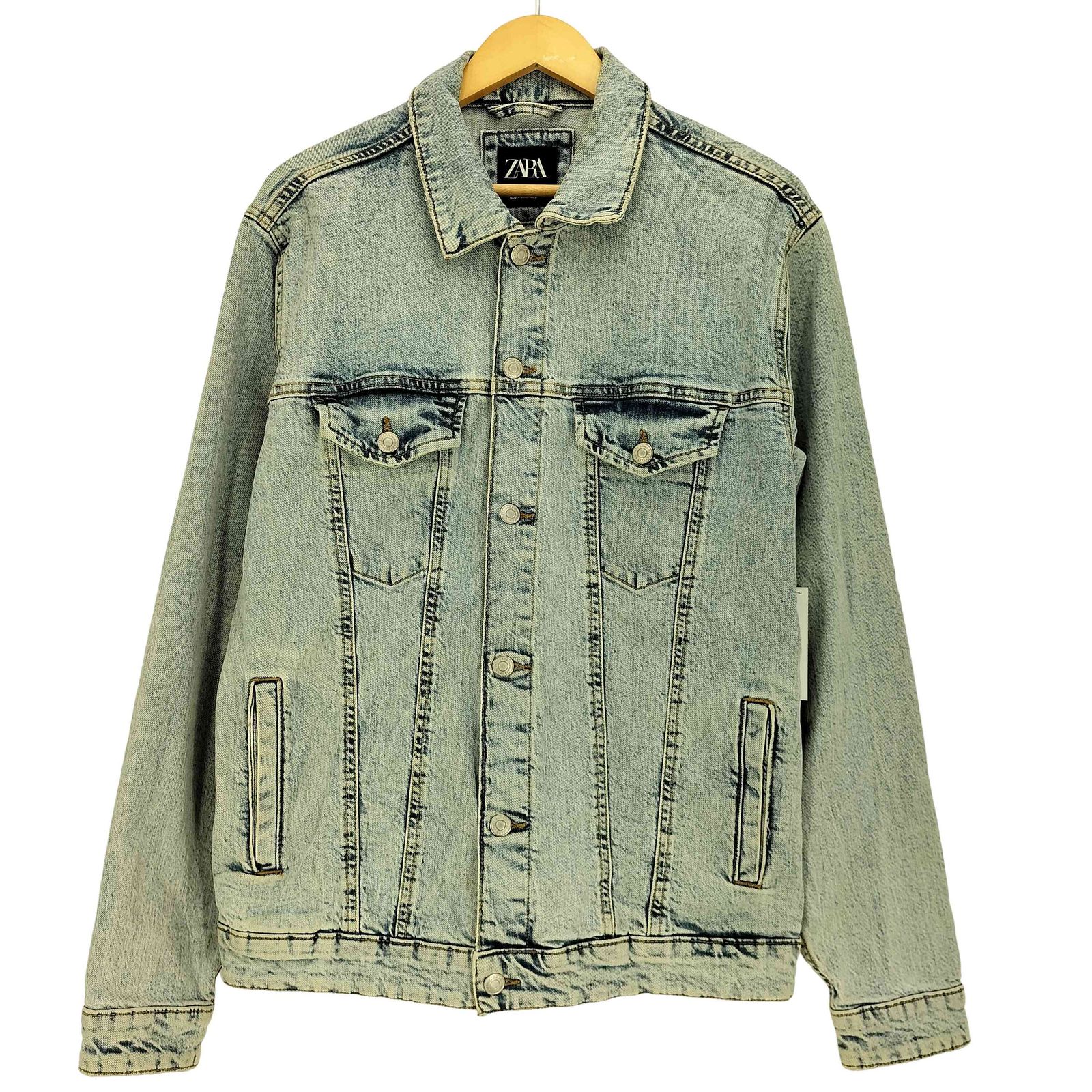 ザラ ZARA 2nd デニムジャケット メンズ import：L - メルカリ