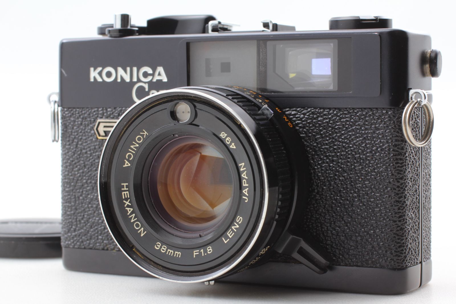 美品】Konica C35 FD Black 35mm Rangefinder Film Camera コニカ