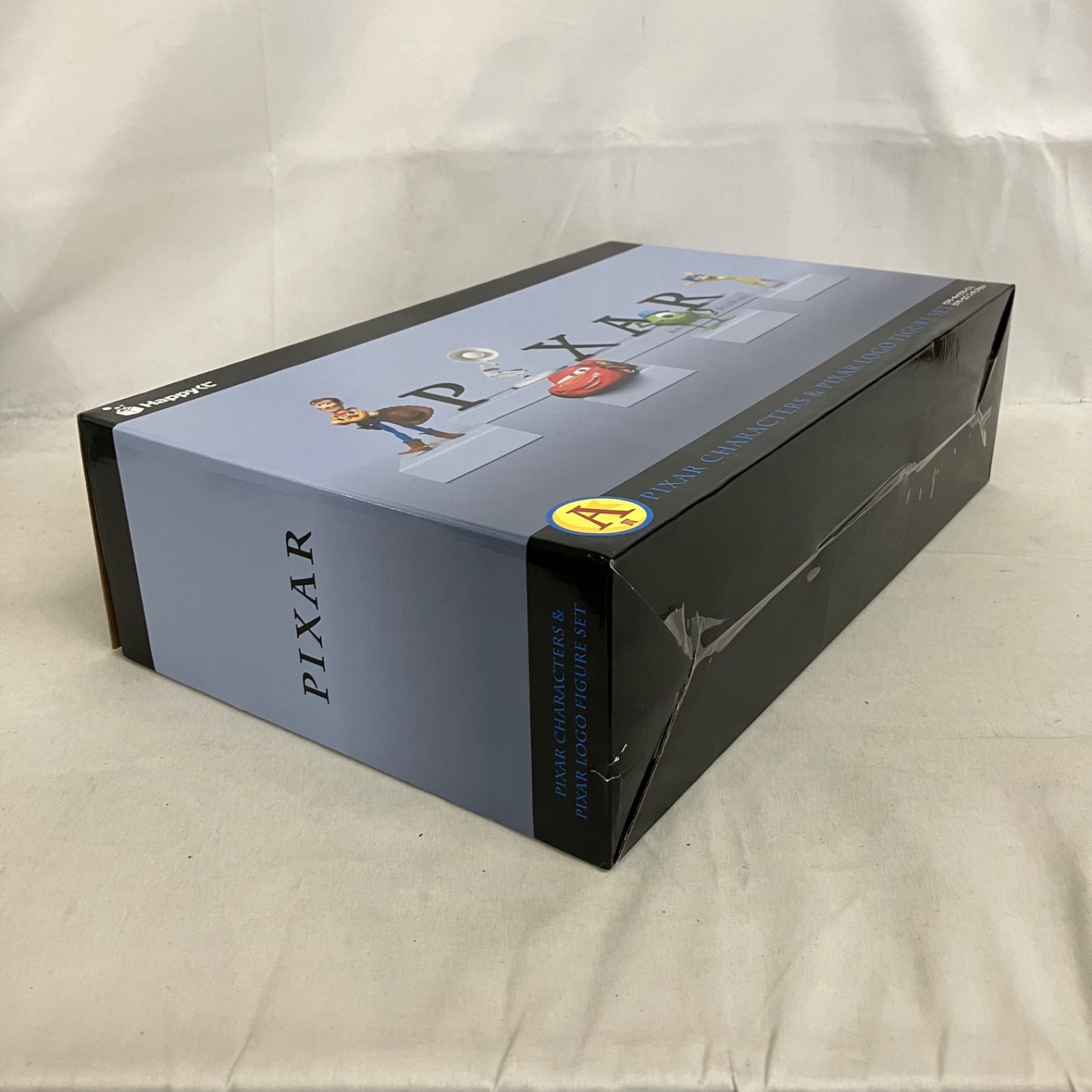 中古 Happyくじ A賞 ピクサーキャラクターズ＆ピクサーロゴ フィギュア