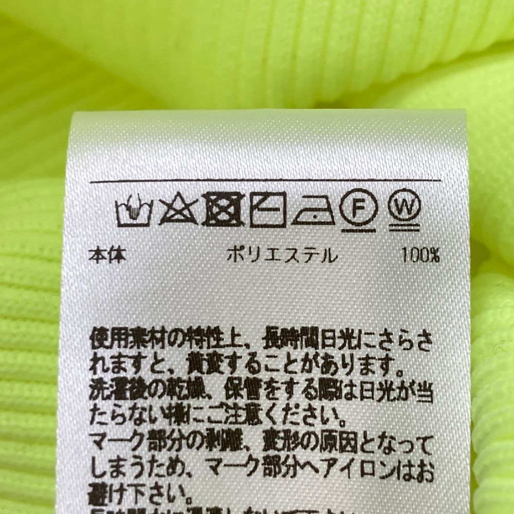 サイズ：M DECEMBERMAY ディセンバーメイ ハイネック ニットシャツ