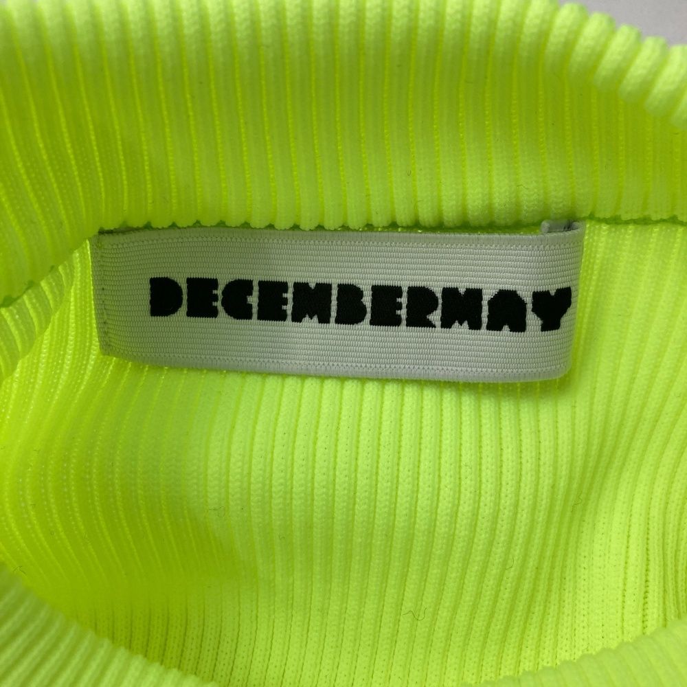 サイズ：M DECEMBERMAY ディセンバーメイ ハイネック ニットシャツ