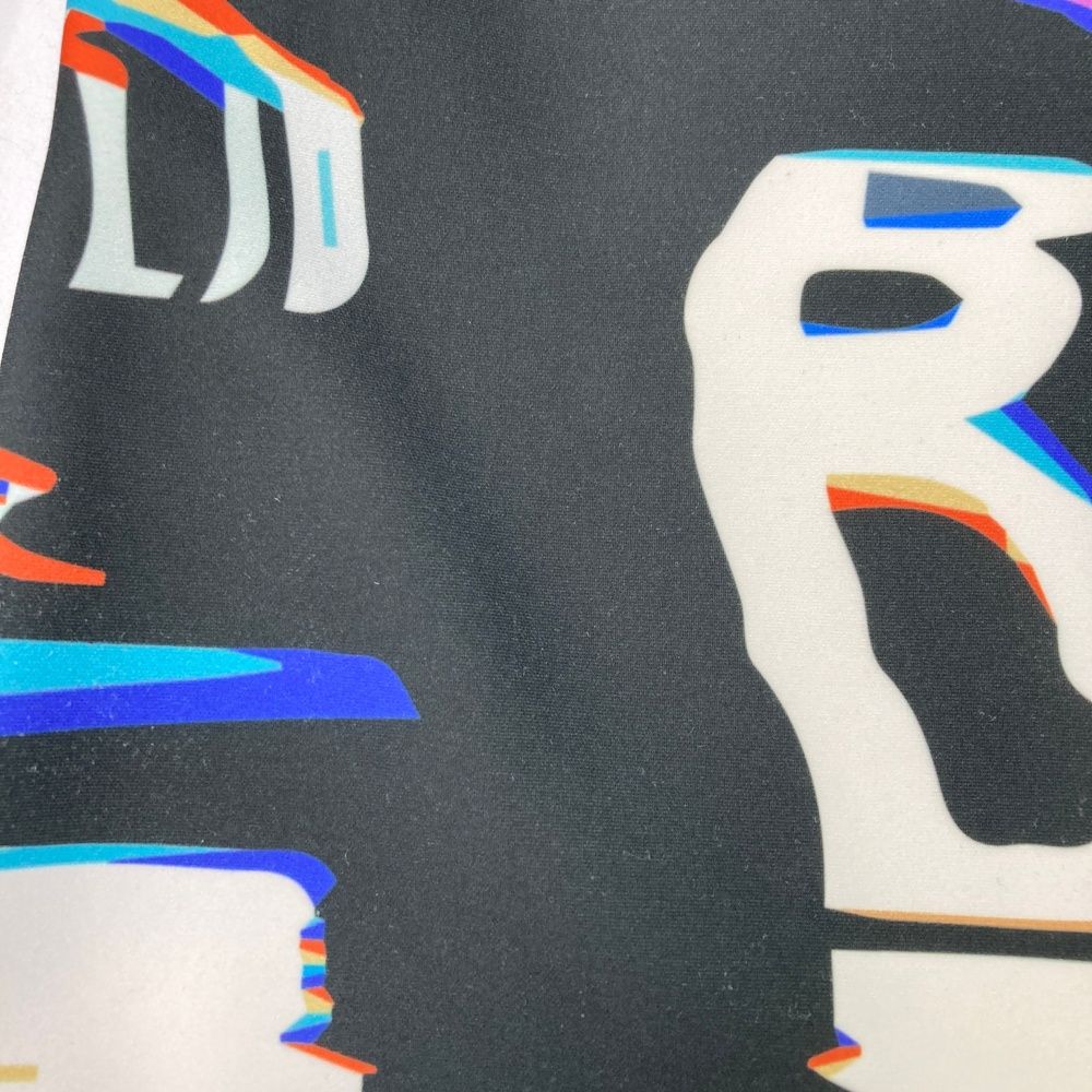 サイズ：M DECEMBERMAY ディセンバーメイ ハイネック 長袖Tシャツ 総柄