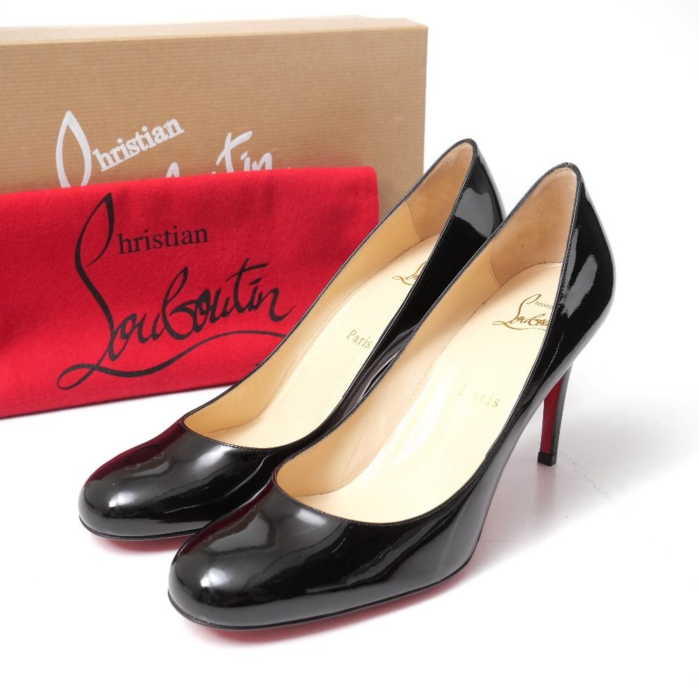 □未使用品□Christian Louboutin クリスチャンルブタン MISS GENA 85 