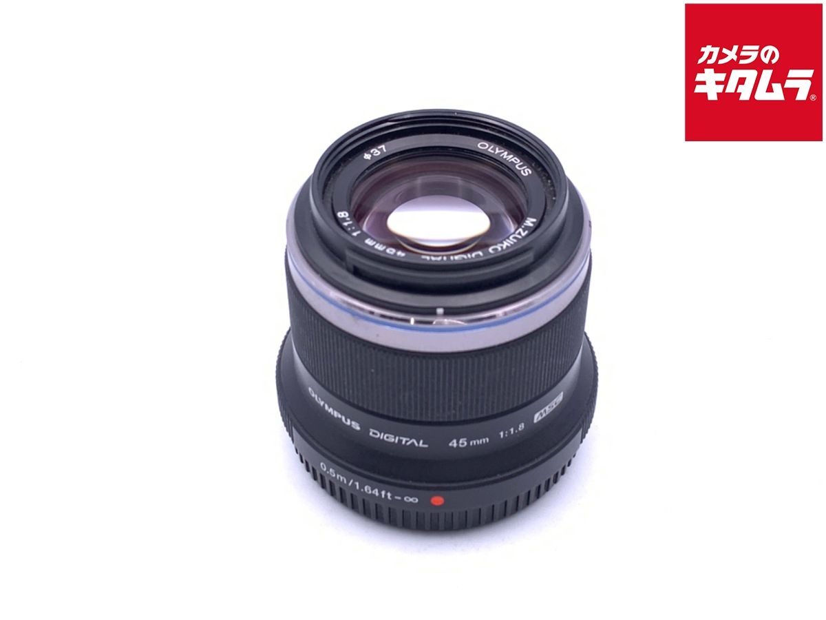 中古】 【並品】 オリンパス M.ZUIKO DIGITAL 45mm F1.8 ブラック