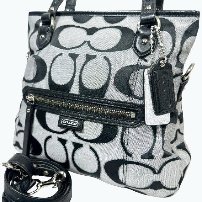 美品】COACH コーチ デイジー シグネチャー ミア 2way ショルダー 