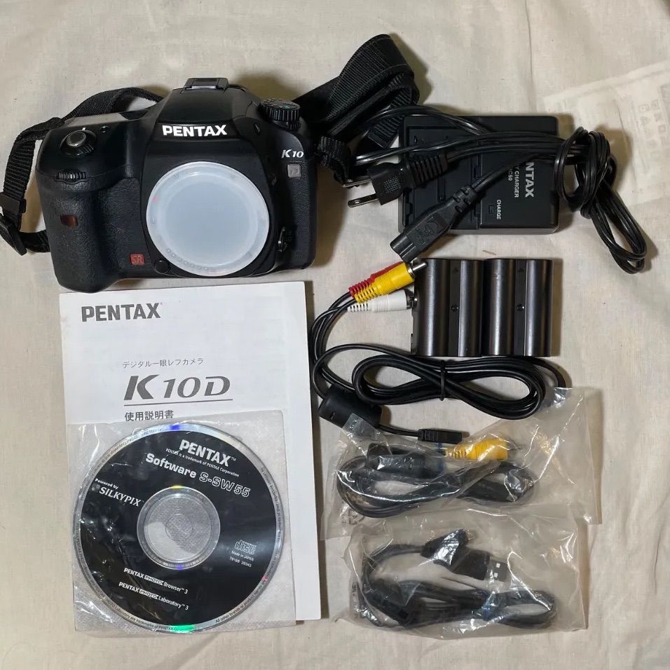 【動作確認済】PENTAX K10D ボディ 通電シャッターOK ストロボ発光… カメラ 【動作確認済】PENTAX K10D ボディ 通電シャッターOK ストロボ