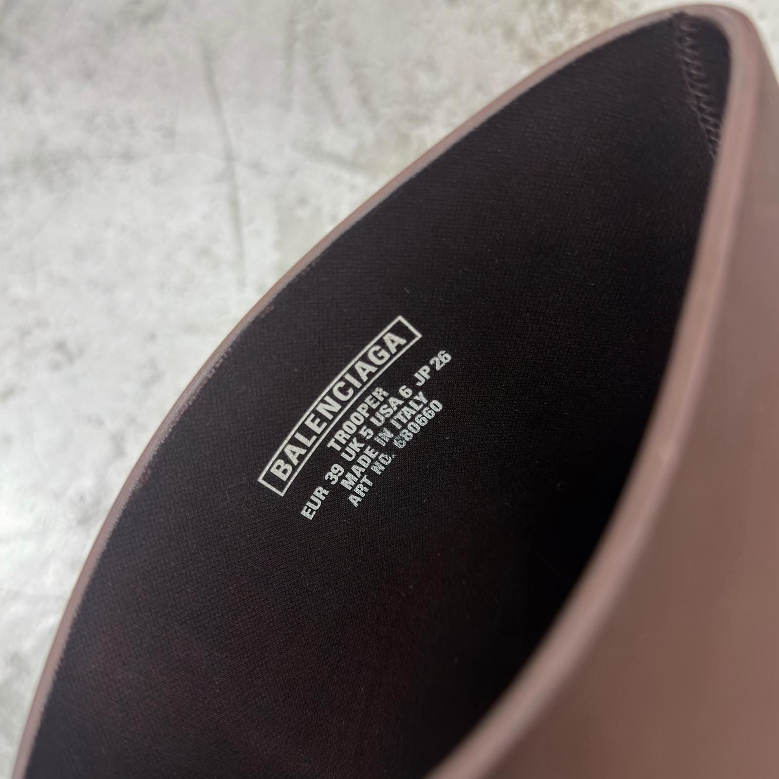 BALENCIAGA TROOPER RUBBER BOOT トルーパー ブーツ バレンシアガ 
