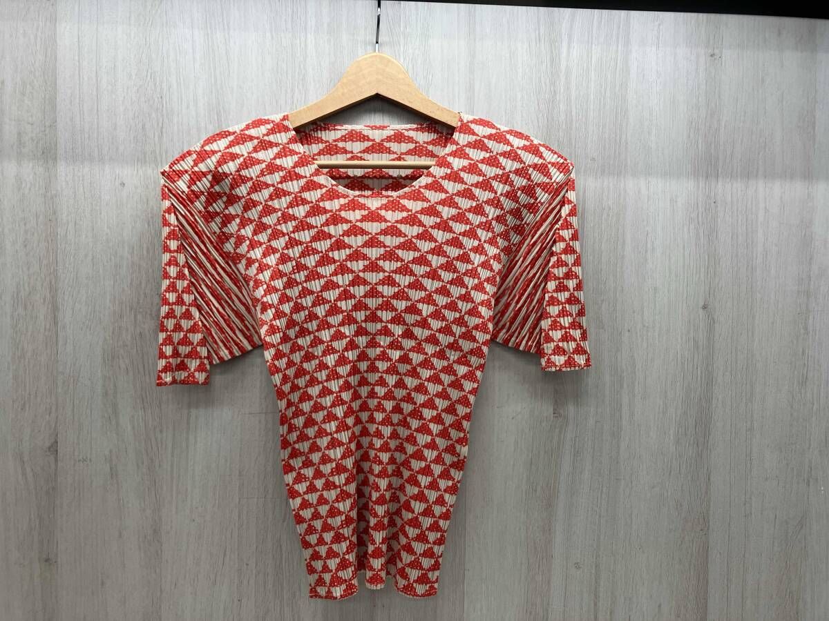 夏 ISSEY MIYAKE イッセイ ミヤケ PLEATS PLEASE プリーツ 半袖