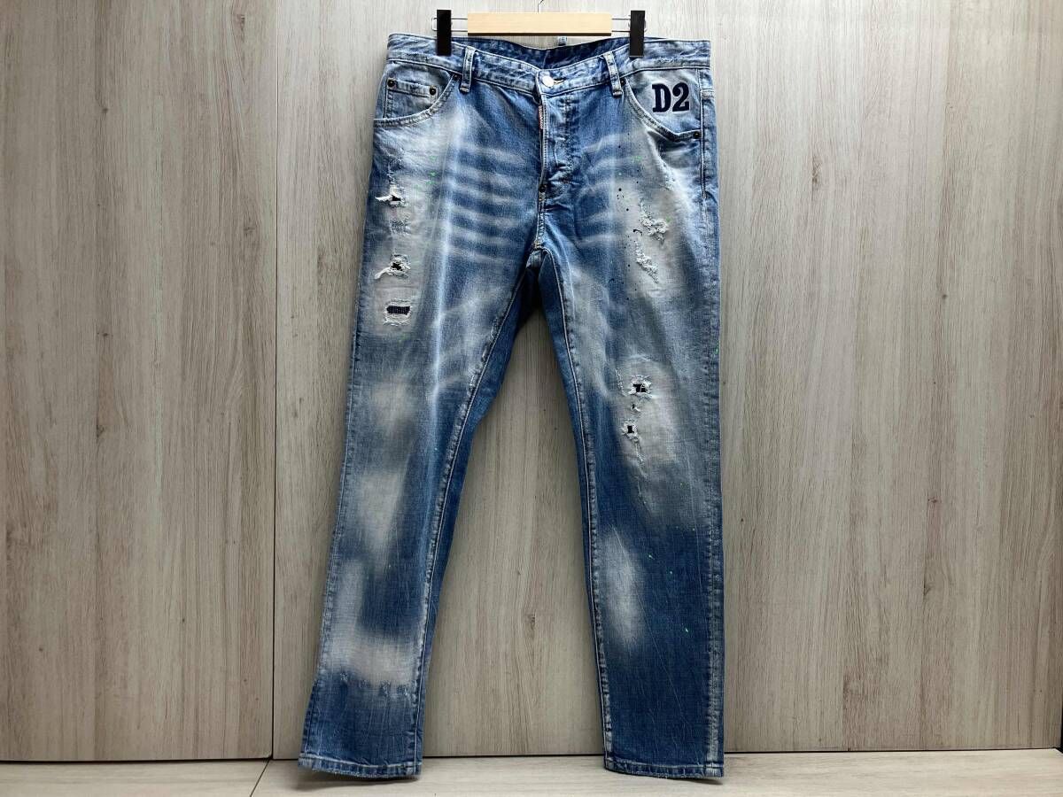 DSQUARED2 お得 2本セットダメージ ペイント サイズ 48 D2 
