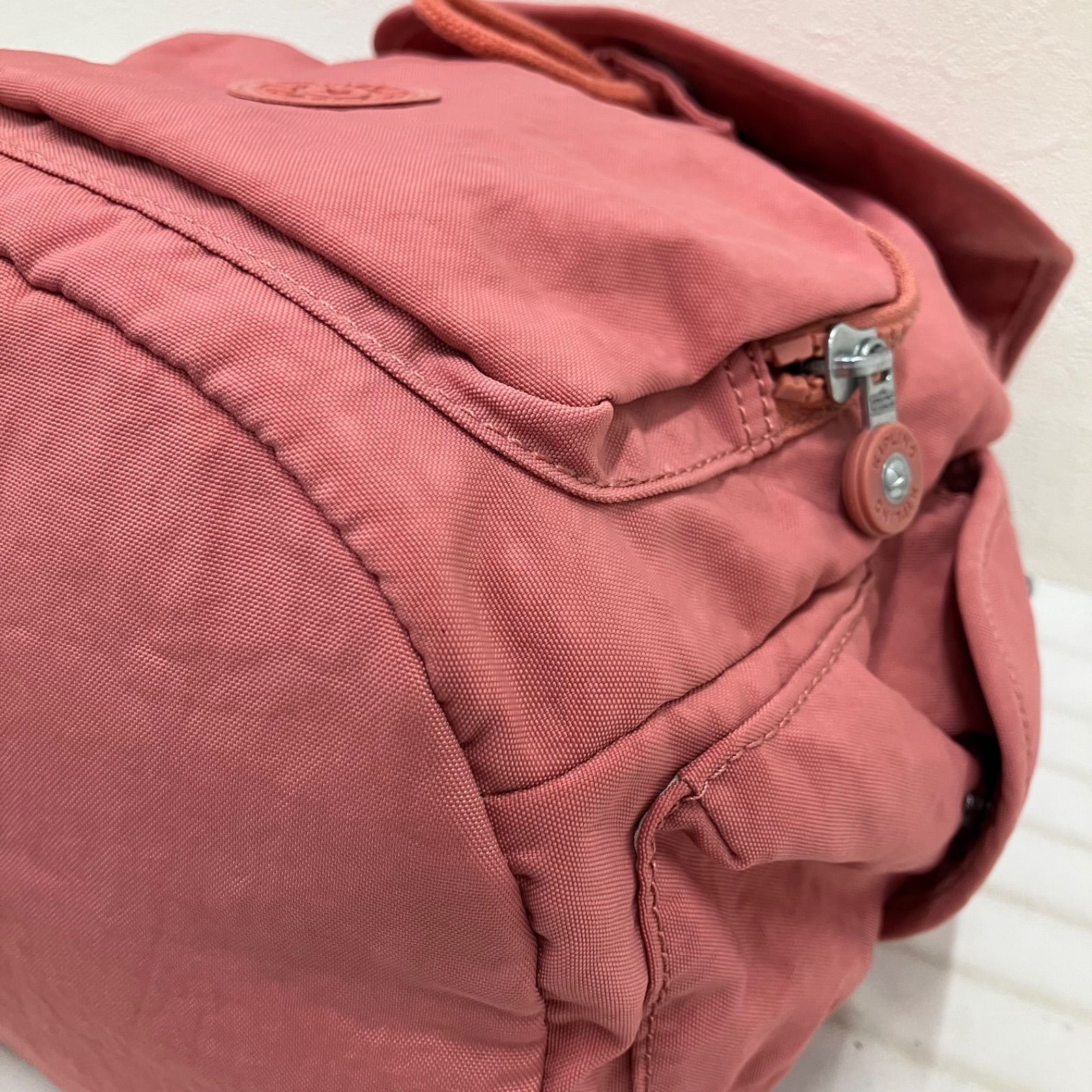 4192 KIPLING キプリング リュック バックパック コーラルピンク系 