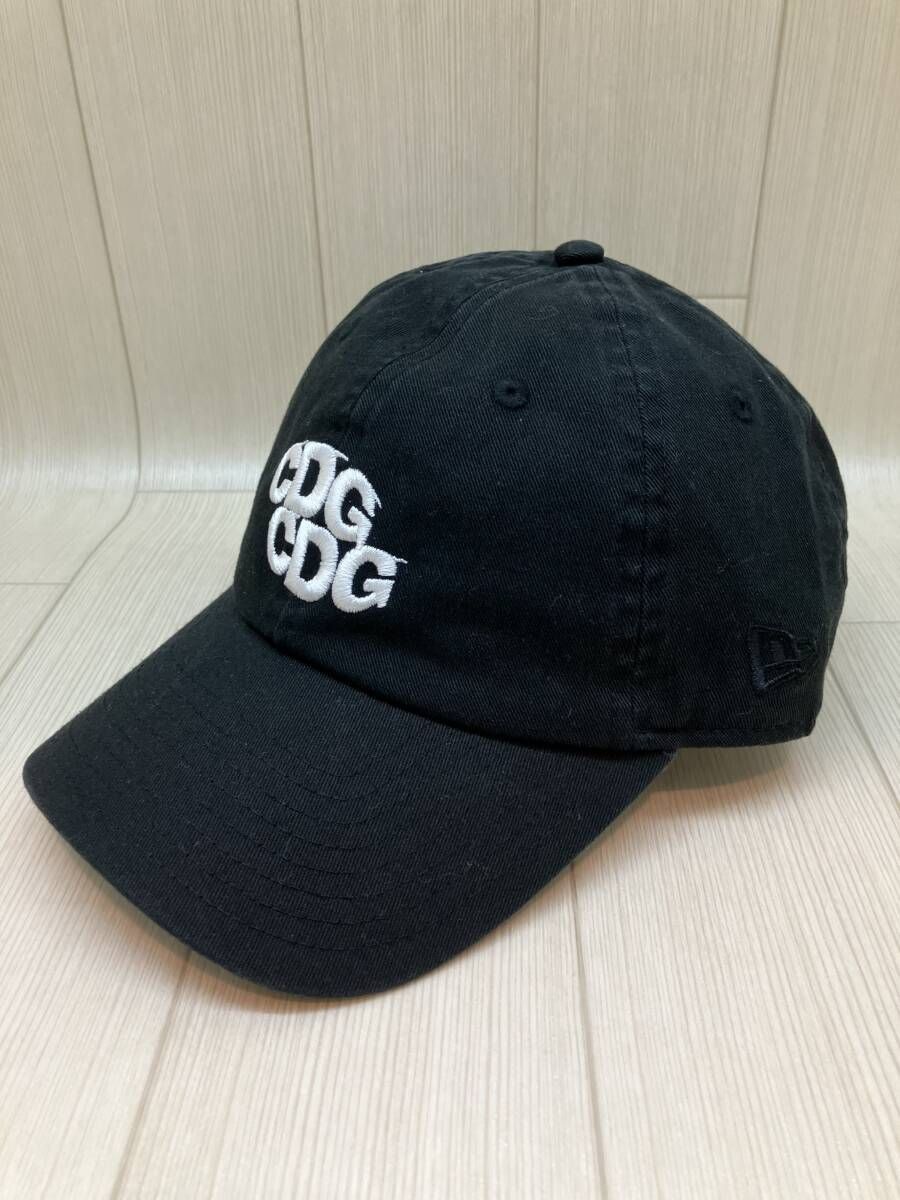 ★ COMME des GARCONS × New Era コムデギャルソン×ニューエラ ロゴキャップ コラボ ブラック 通年