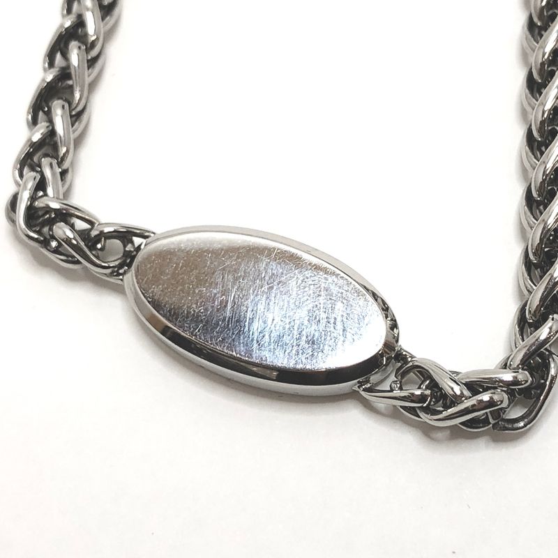 現状渡し品】 DIESEL ディーゼル STEEL D LOGO NECKLACE ロゴ