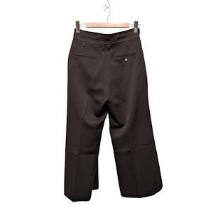 OMAR AFRIDI オマールアフリディ] REICH PLEATED TROUSERS タック