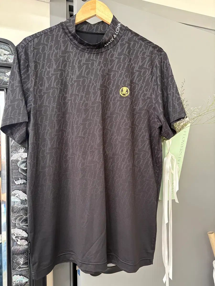 MARK & LONA マークアンドロナ ゴルフウェア 半袖 Tシャツ ブラック