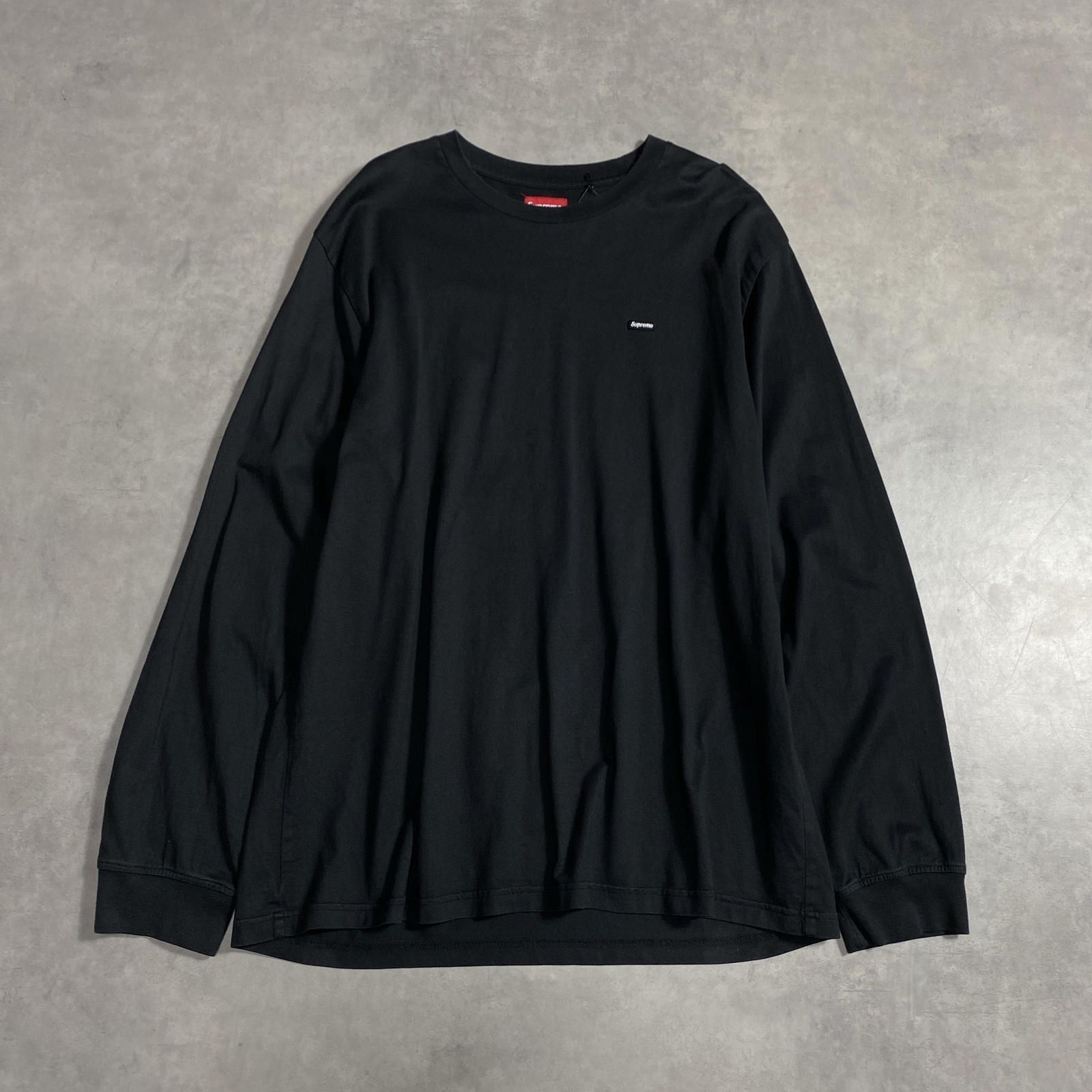 GQ5729◇Supreme : Small Box Logo L/S Tee◇L◇黒 シュプリーム