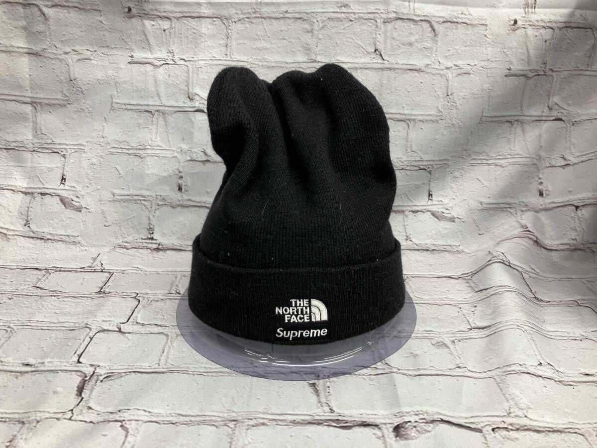 Supreme × THE NORTH FACE ニット帽 Beanie Black NN524501