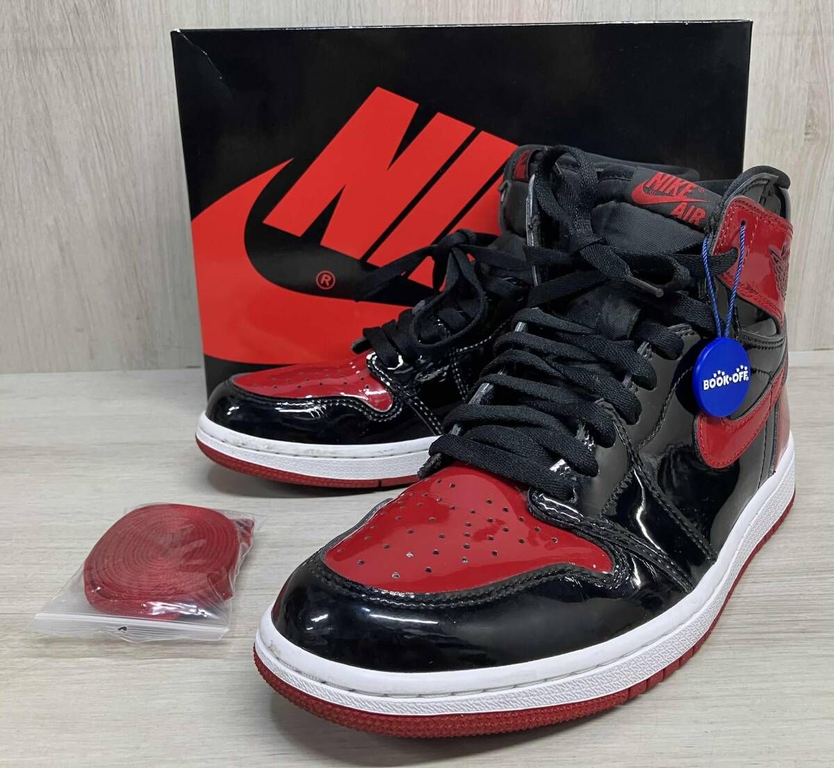 NIKE Air Jordan 1 High OG Patent Bred 5550888-063 ナイキ エアー 