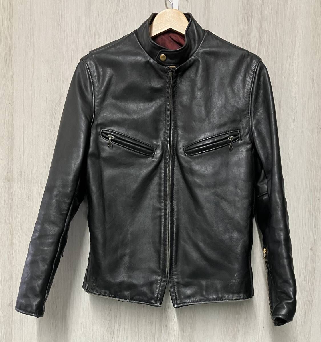 schott 641XX シングルライダース 美中古 34 USA製 ショット SHOTT/ショット/シングルライダース/641XX/USA製/サイズ34/ブラック