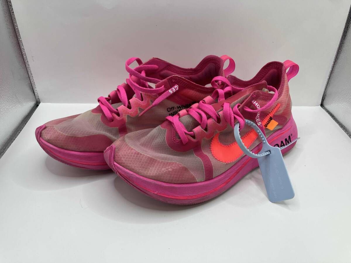 NIKE×OFF-WHITE ナイキ×オフホワイト ZOOM FLY PINK ズーム フライ 