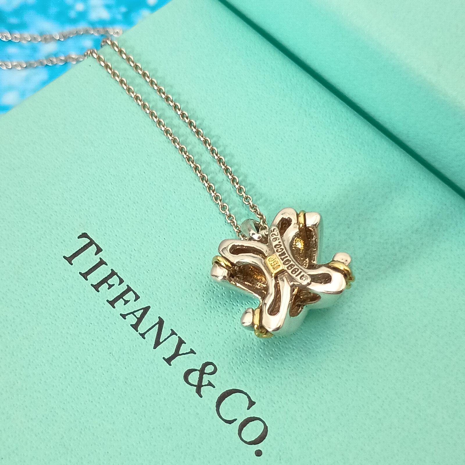 TIFFANY&Co. ティファニー シグネチャー コンビ ネックレス レディース