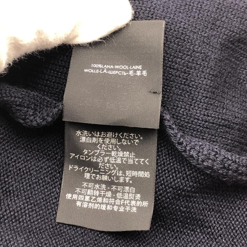中古】GUCCI インターロッキングG マフラー ネイビー レッド グッチ[17