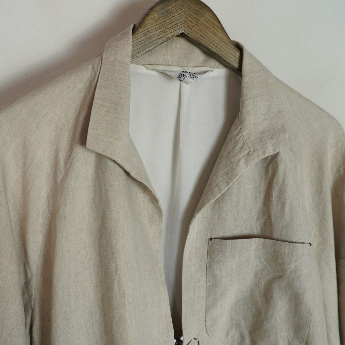 SUNSEA サンシー LINEN BLOUSON リネン ブルゾン ジャケット 