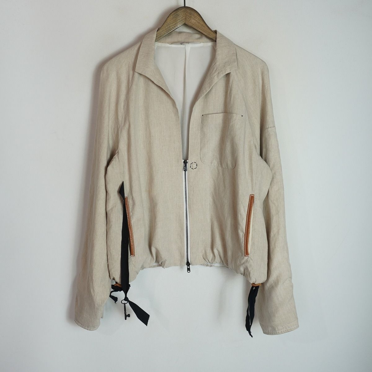 SUNSEA サンシー LINEN BLOUSON リネン ブルゾン ジャケット 