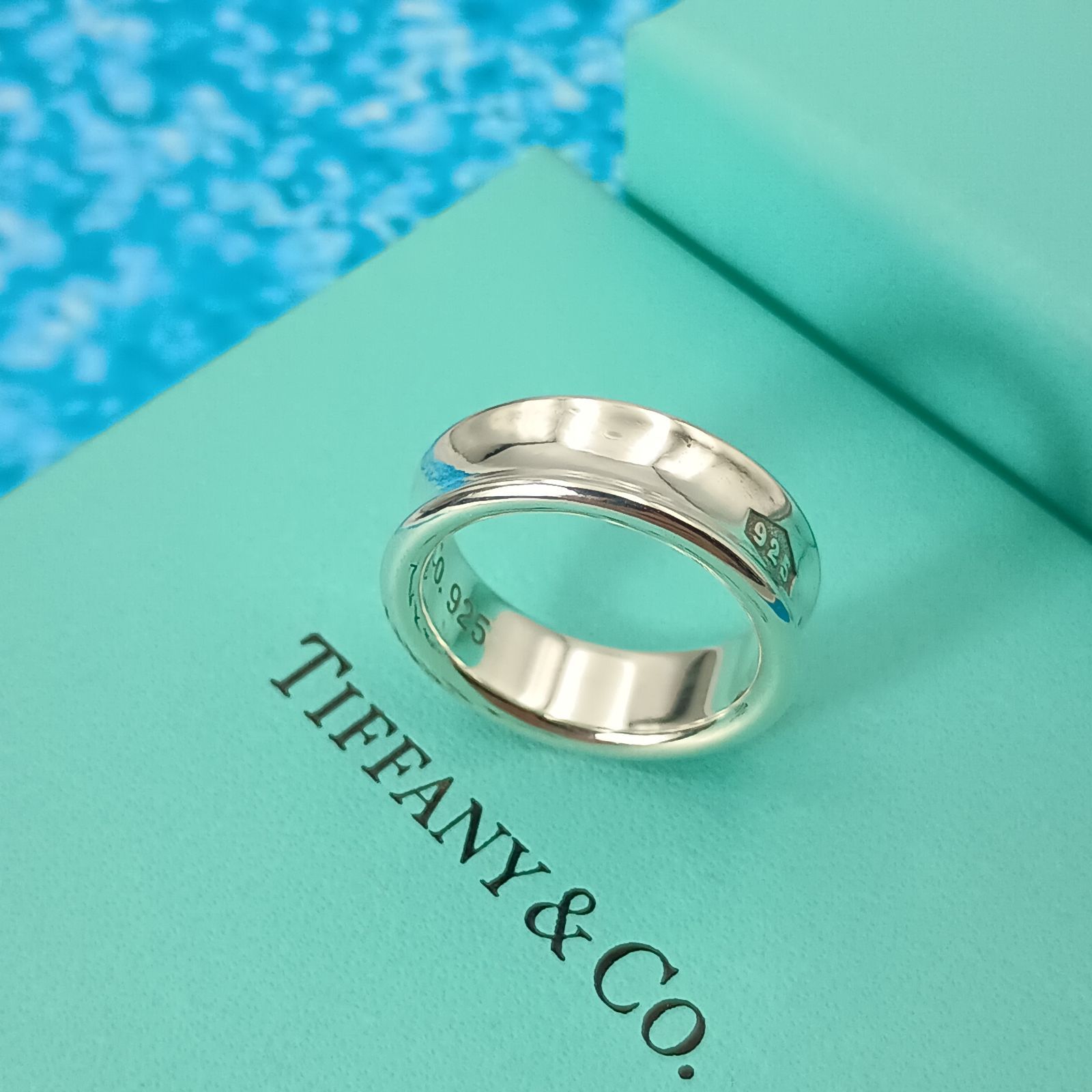 TIFFANY&Co. ティファニー 14号 ナローリング メンズ レディース ユニ