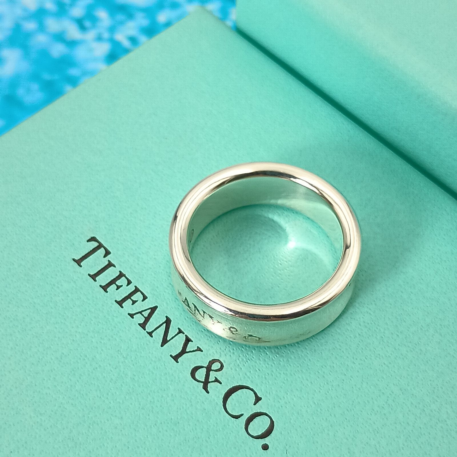 TIFFANY&Co. ティファニー 14号 ナローリング メンズ レディース ユニ 