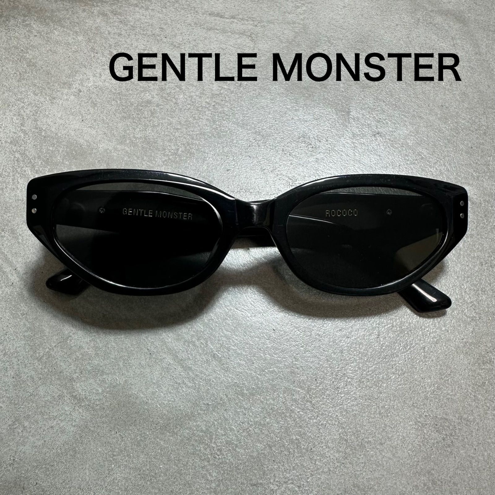 GENTLE MONSTER ROCOCO ジェントルモンスター ブラック サングラス