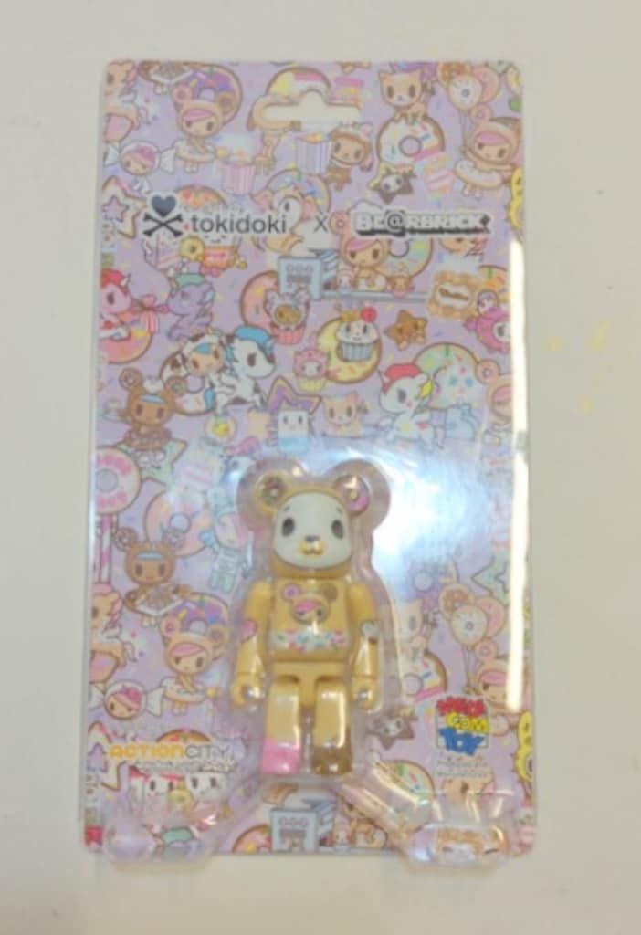 MEDICOMTOY BE@RBRICK ACTION CITY tokidoki Biscotti Brown 100%