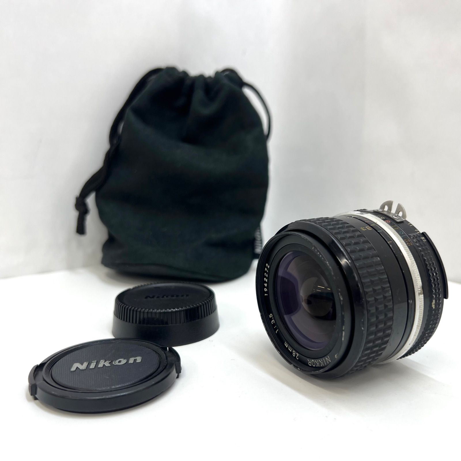 【F240513-10】　Nikon NIKKOR 28mm F3.5 Ai ニコン ニッコール 単焦点レンズ