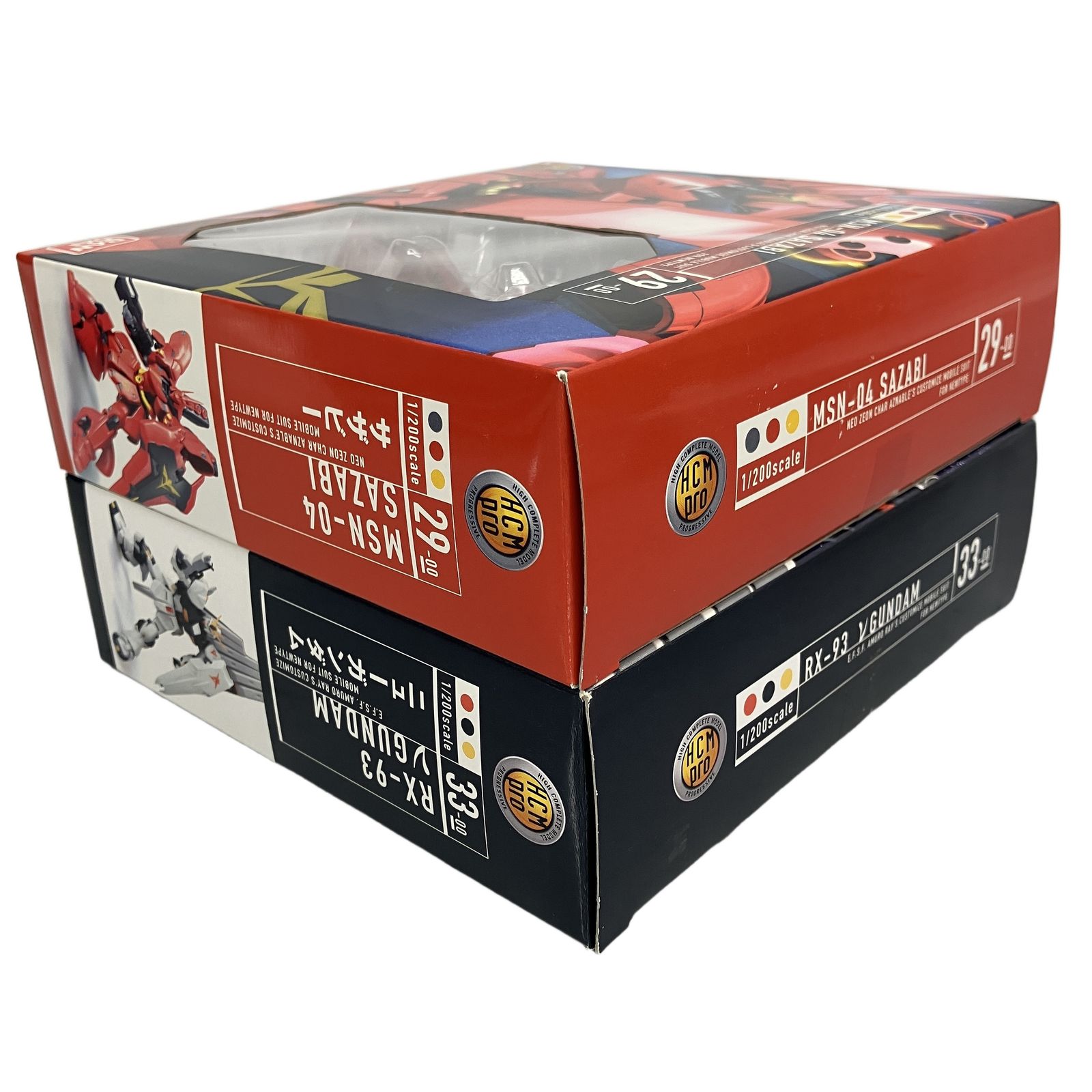 BANDAI HCM-Pro MSN-04 サザビー RX-93 νガンダム 2点セット 1/200