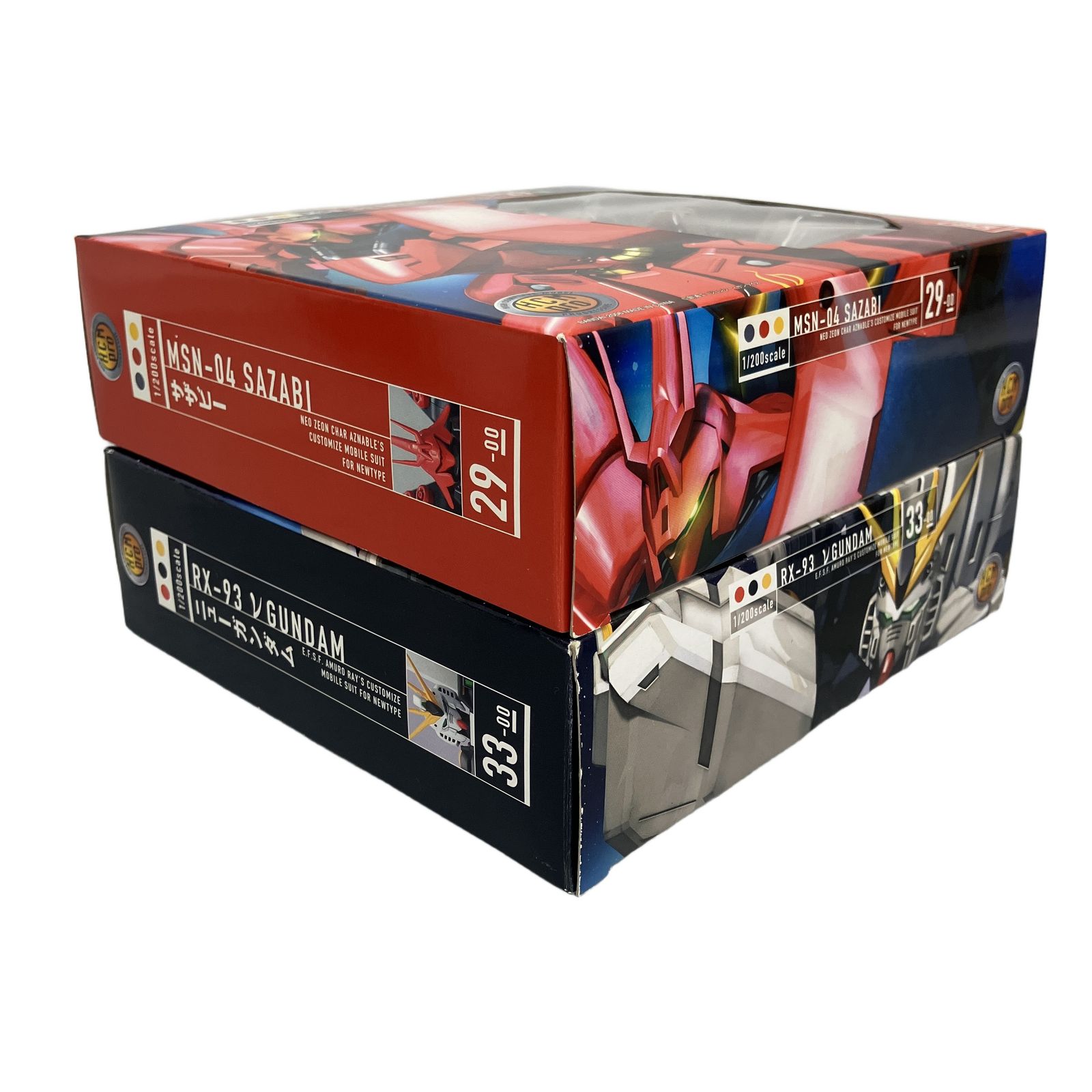 BANDAI HCM-Pro MSN-04 サザビー RX-93 νガンダム 2点セット 1/200