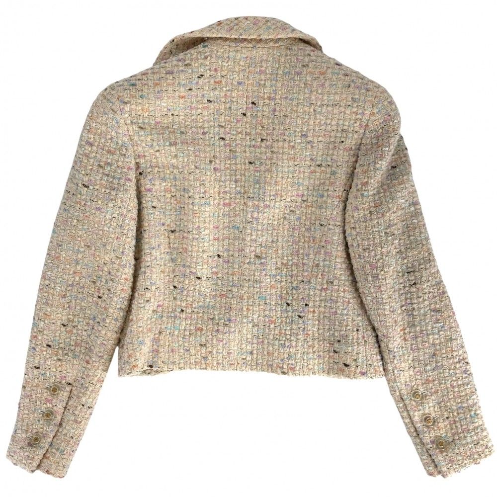シャネル　CHANEL　ジャケット38 ハンガー付き 決算】 シャネル アウター レディース ツイード ジャケット 服