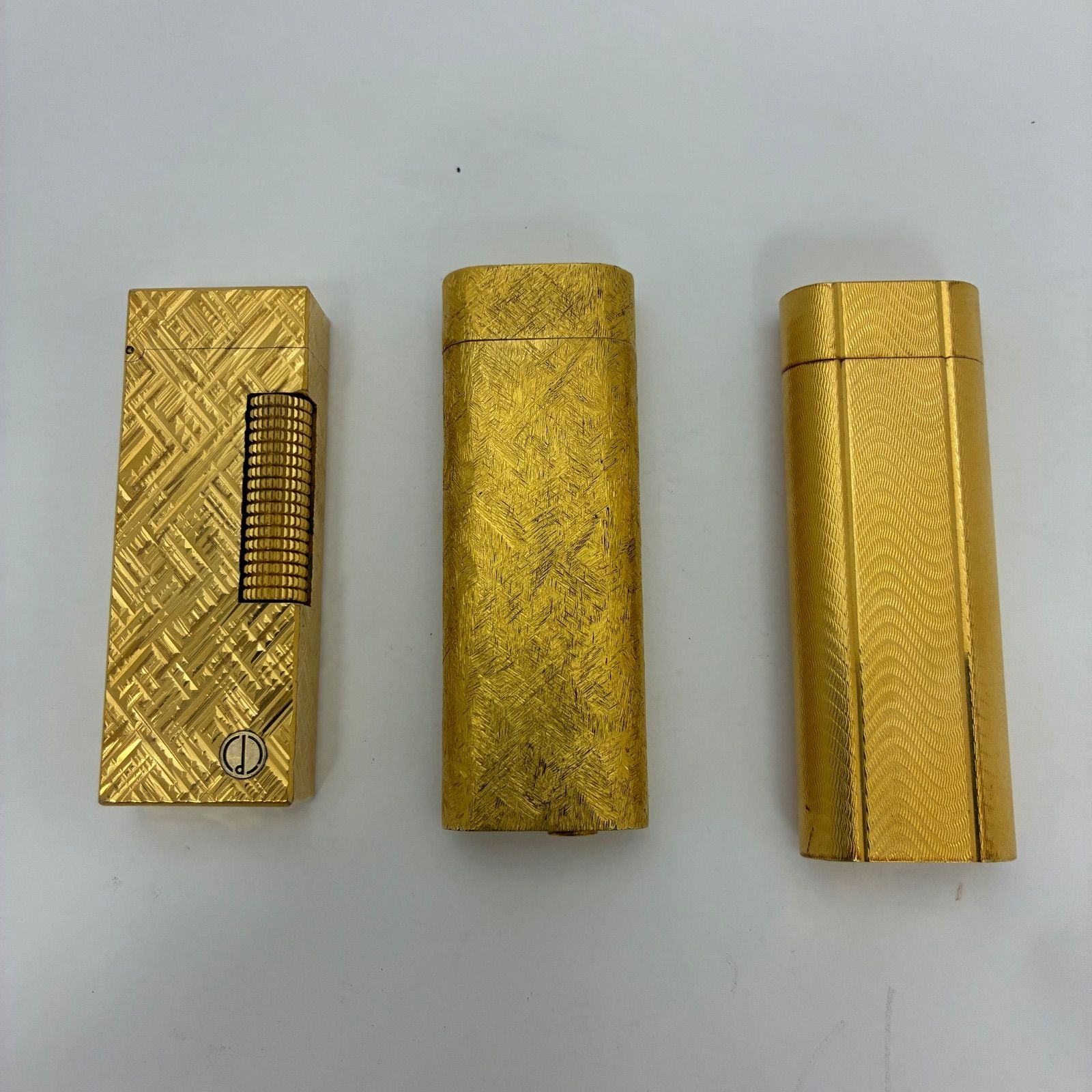 ジャンク　未着火　Cartier　カルティエ　dunhill　ダンヒル　Christian Dior　クリスチャンディオール　Colibri　ライター　4点セット カルティエ ダンヒル dunhill
