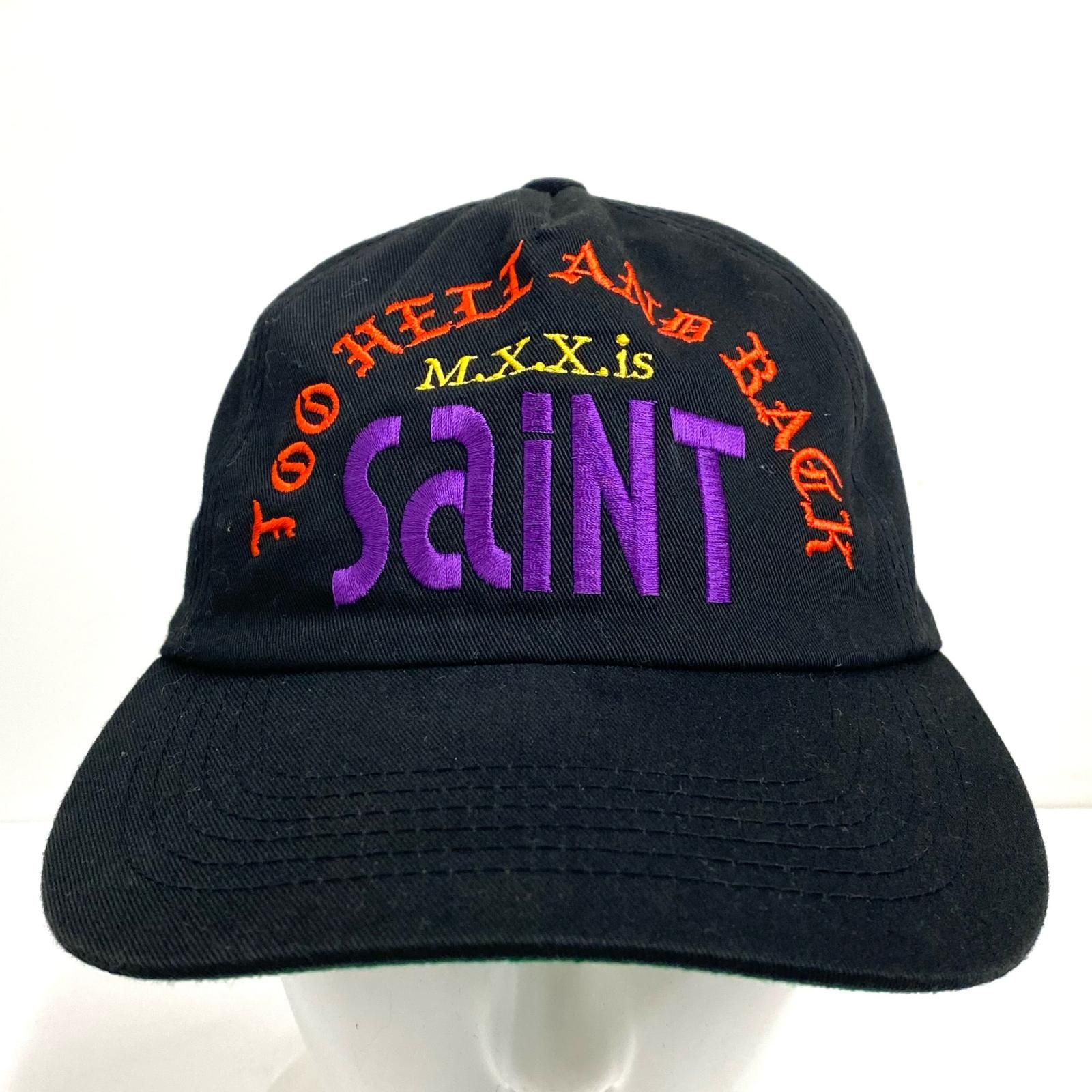 【加古川店】 中古 SAINT MICHAEL | セントマイケルセイントマイケル キャップ CAP SINNER SHINE SM-HR1-0000-090 国内正規品 ブラック 【118】 加古川店】 中古 SAINT MICHAEL | セントマイケルセイントマイケル