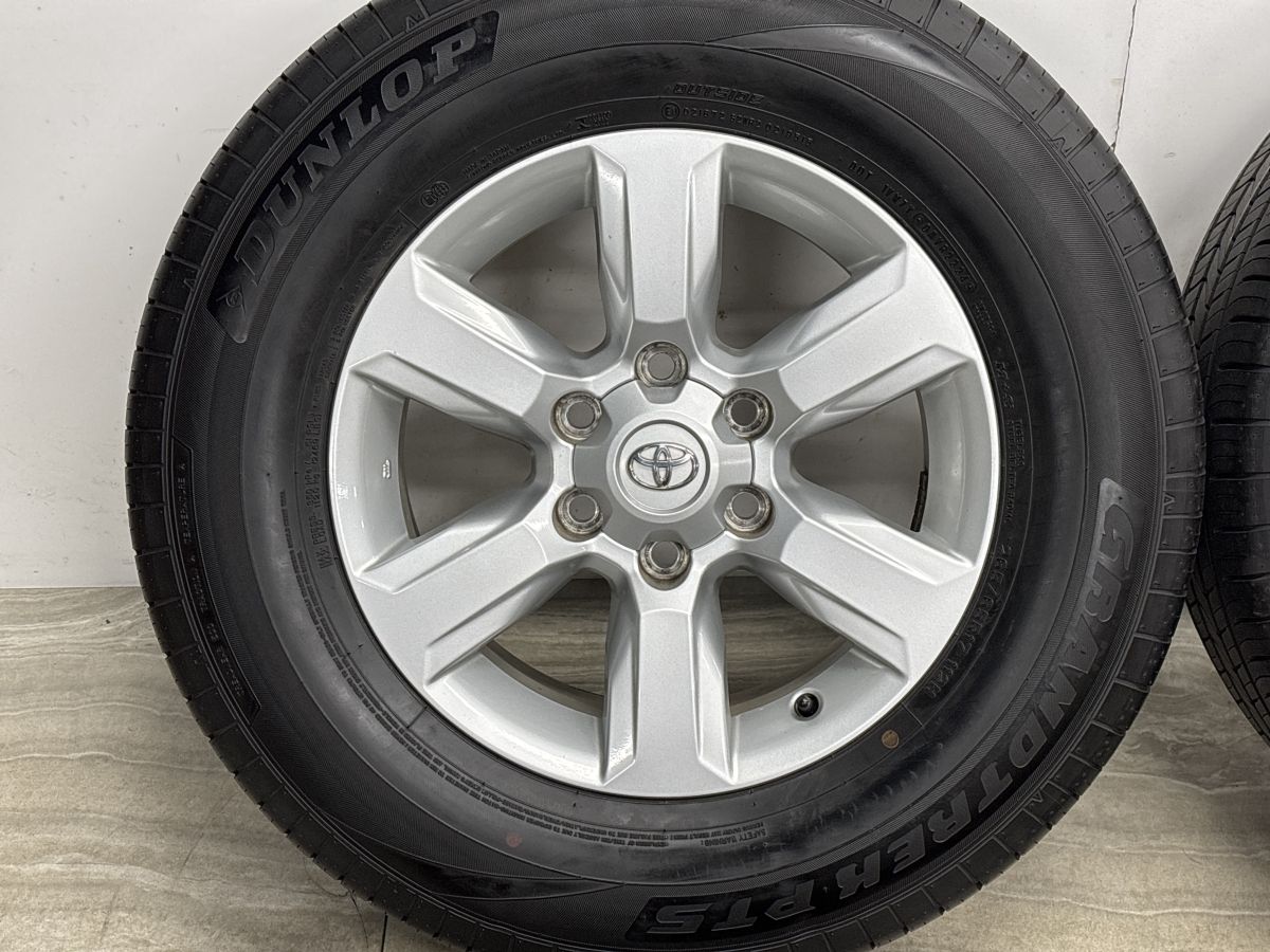 バリ溝】トヨタ ランドクルーザープラド 純正 17in 7.5J +25 PCD139.7