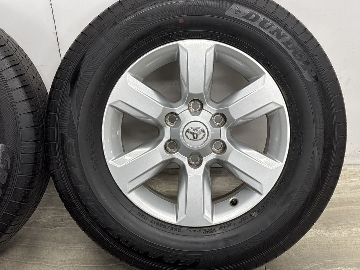 バリ溝】トヨタ ランドクルーザープラド 純正 17in 7.5J +25 PCD139.7