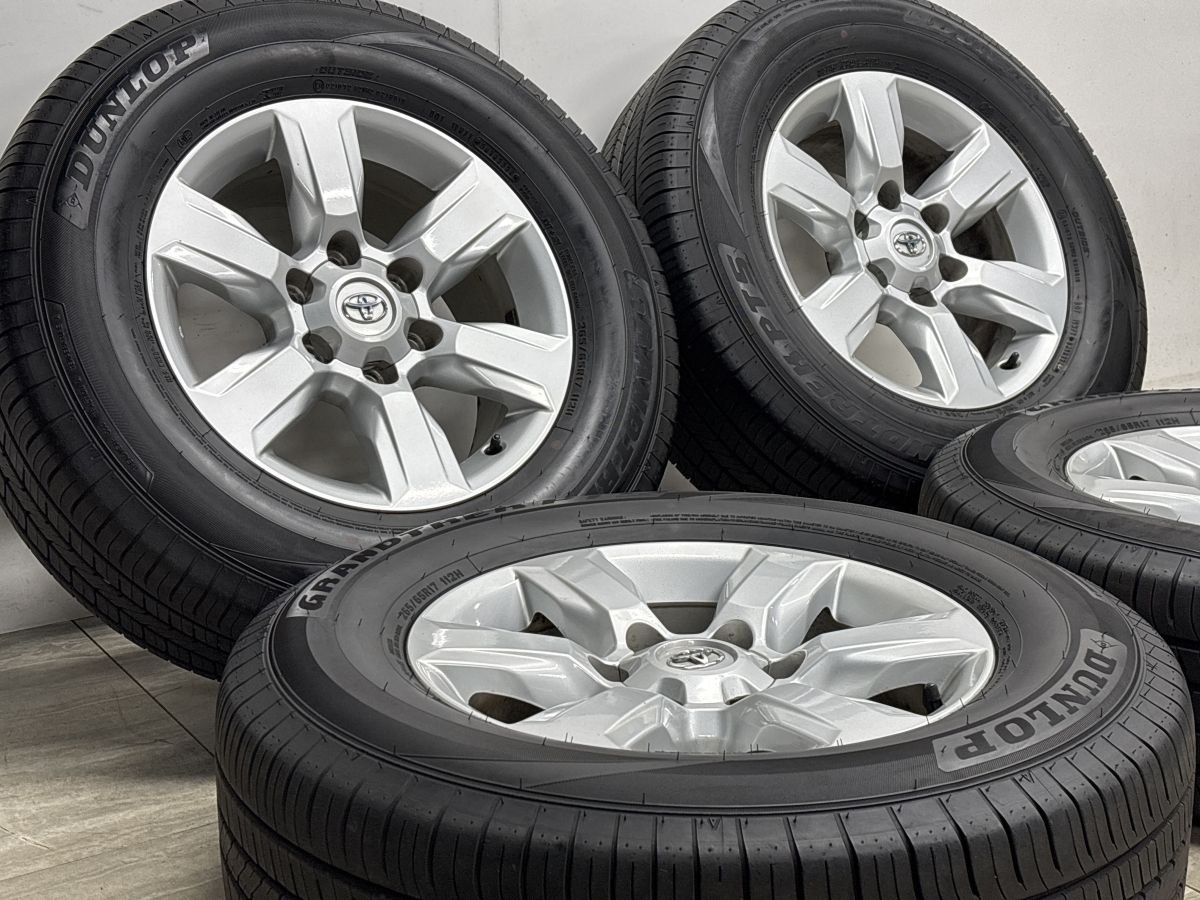 バリ溝】トヨタ ランドクルーザープラド 純正 17in 7.5J +25 PCD139.7
