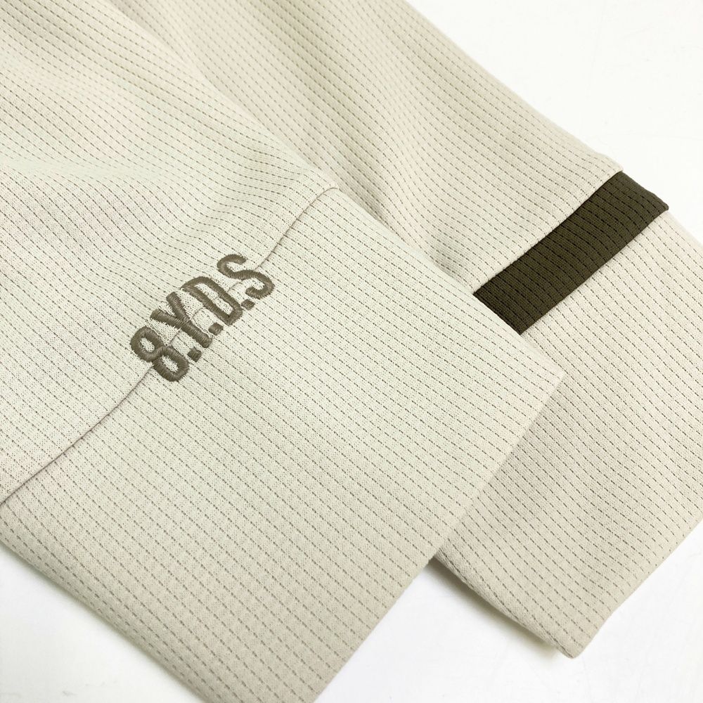 サイズ：XL 8YARDS ハチヤーズ 長袖ポロシャツ ベージュ系