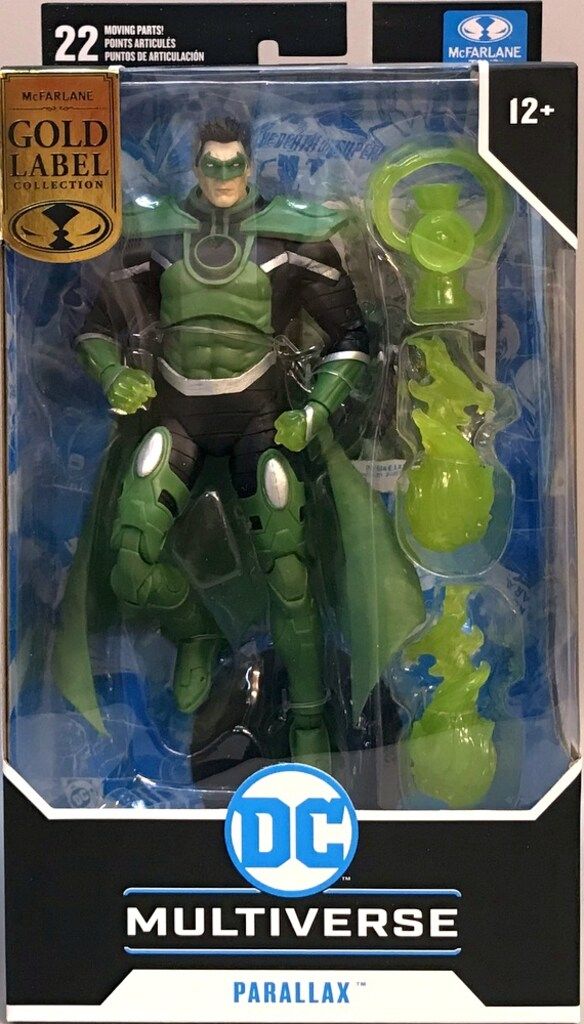 McFarlane Toys Gold Label Collection GREEN LANTERN/EMERALD TWILIGHT PARALLAX 7 inch