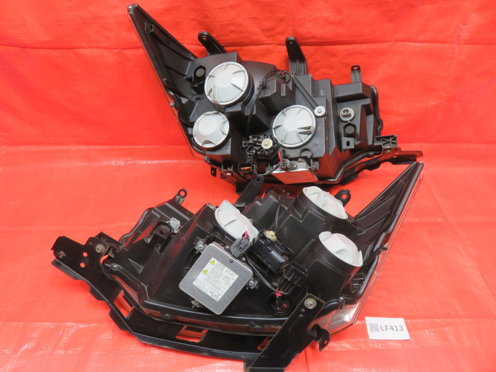 LF413* 点灯OK 三菱 デリカD5 CV5W ヘッドライト HID ヘッドランプ