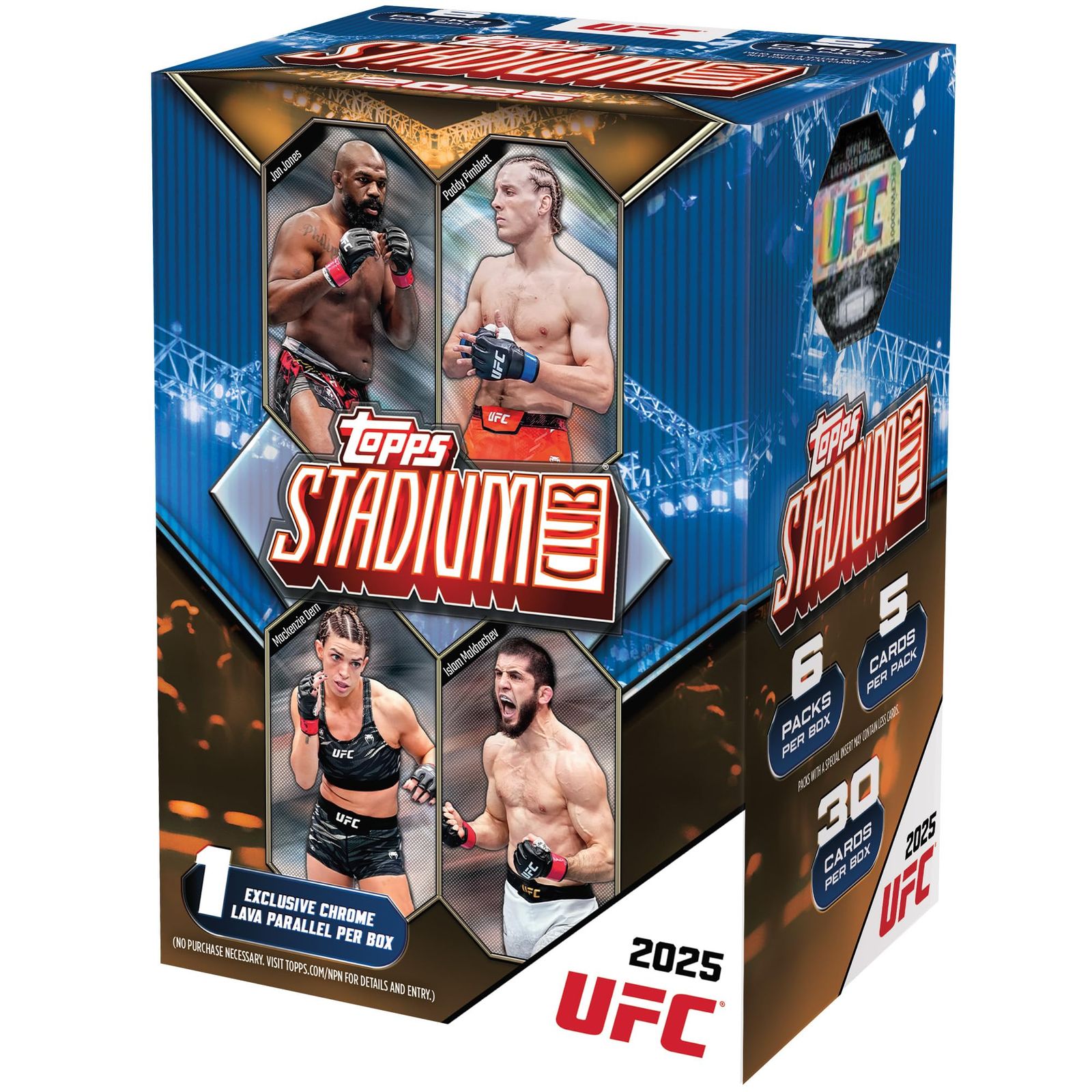 2025 Topps Stadium Club UFC - ファクトリーシール - バリューボックス。