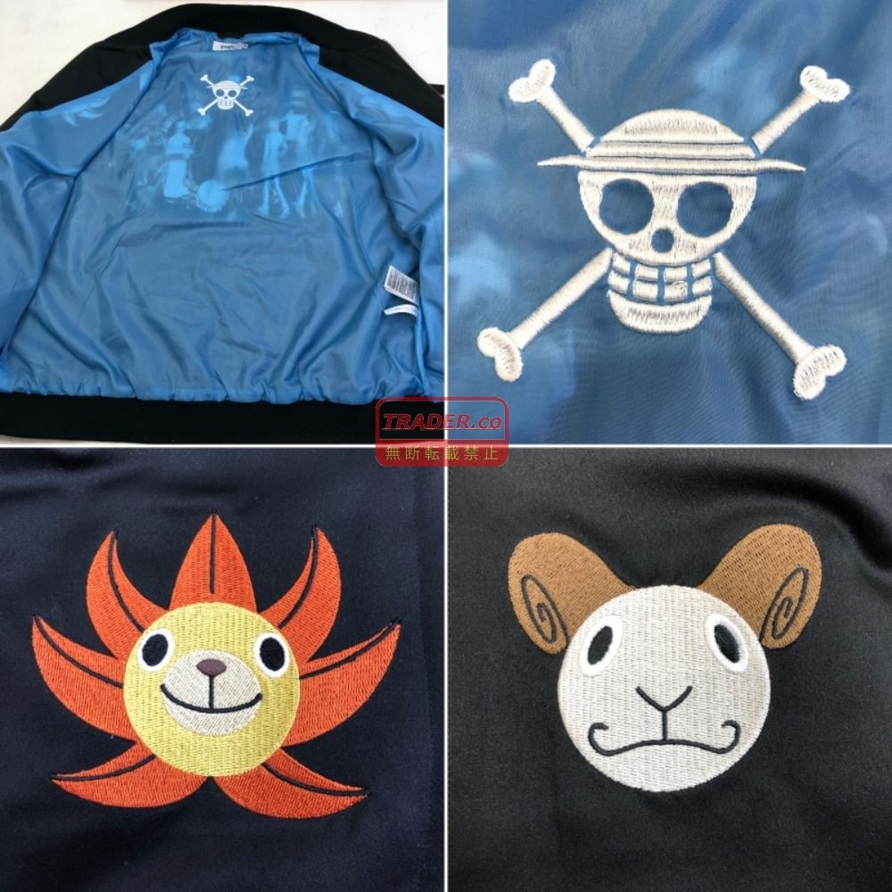 01w-6676 グラニフ graniph ワンピース ONE PIECE 麦わらの一味 刺繡