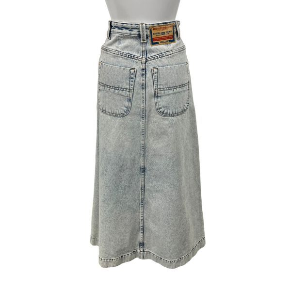 ◇ ディーゼル DIESEL デニムスカート ロング丈 Aライン フロント