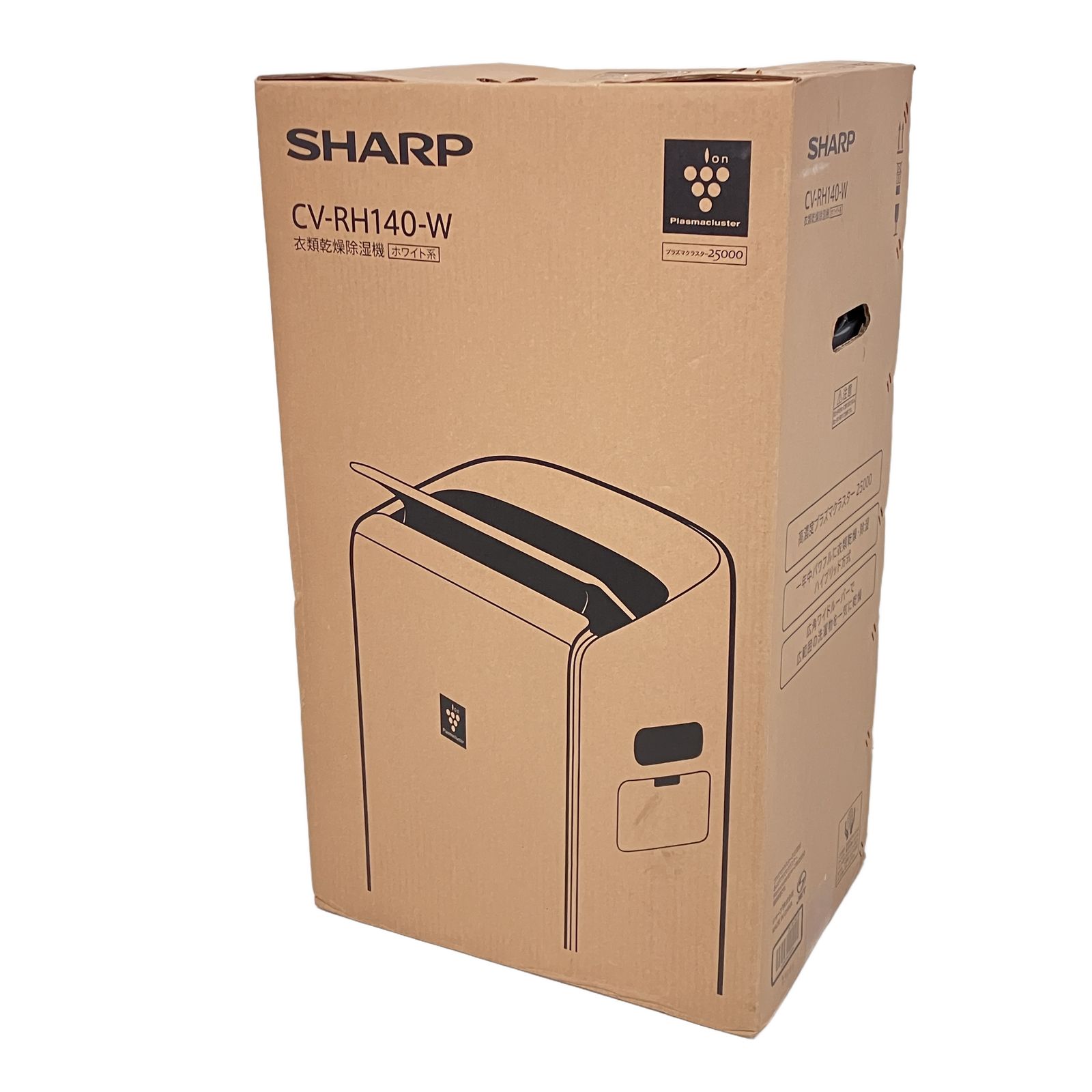 SHARP CV-RH140-W 衣類 乾燥 除湿器 プラズマクラスター シャープ 2023年製 家電 F11285127