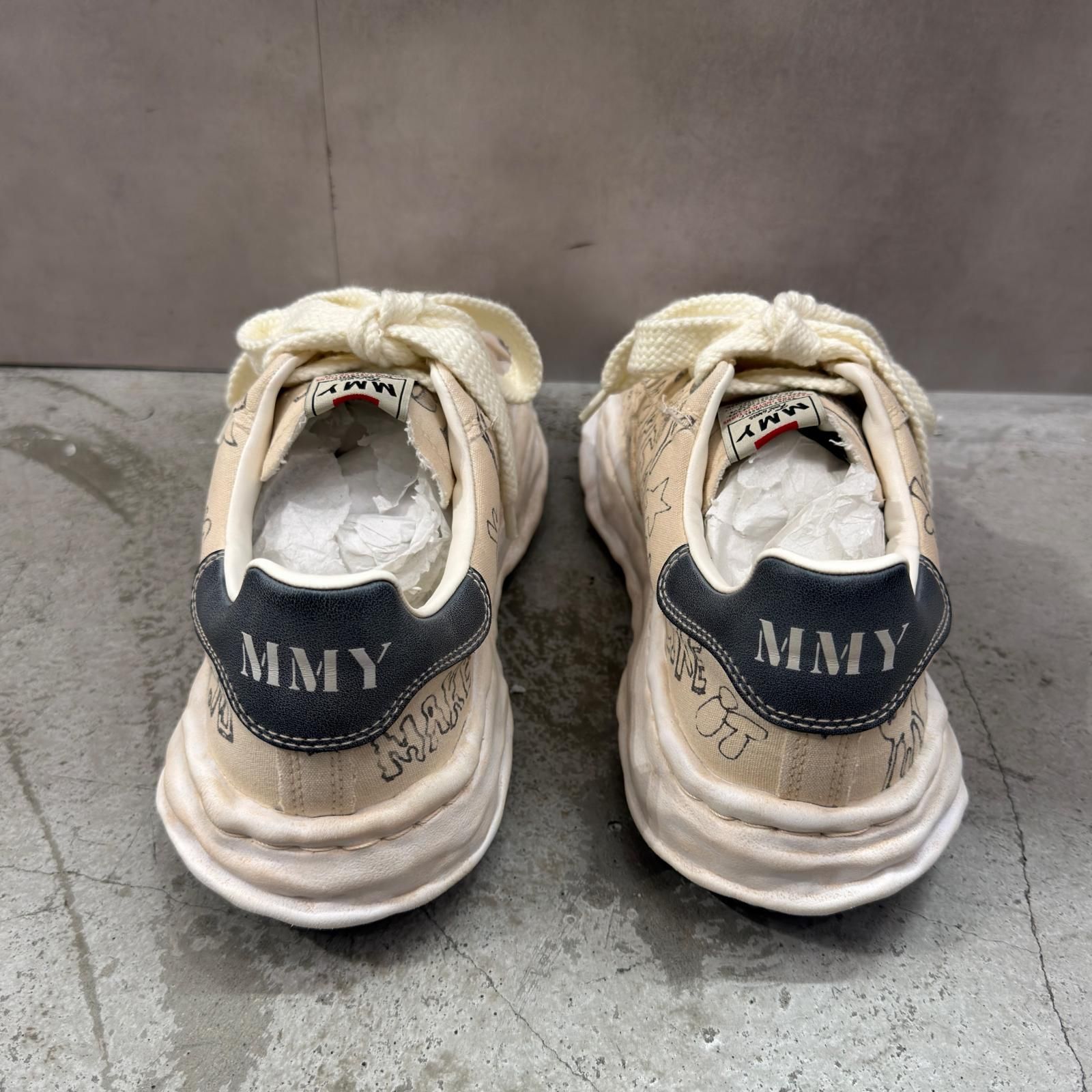 参考上代50600円 未使用 Maison MIHARA YASUHIRO 26SS BLAKEY graffiti 
