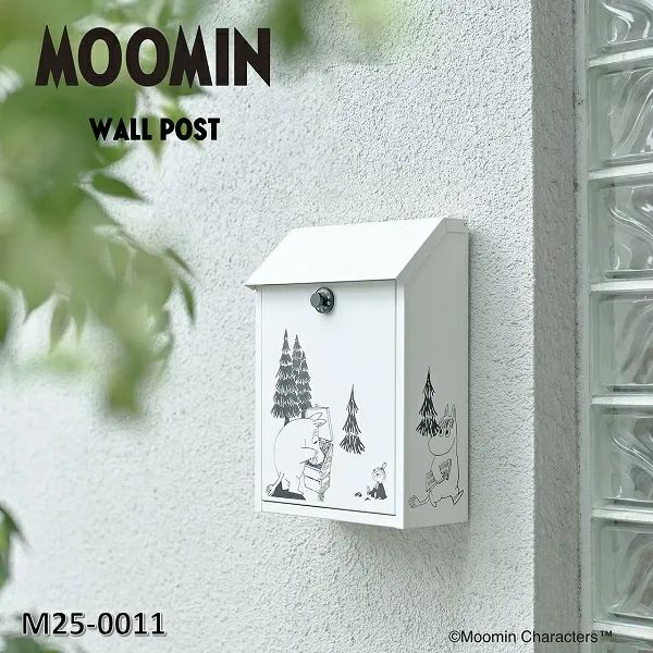 新品　セトクラフト　M25-0011　壁掛けポスト　ムーミン　郵便ポスト　メールボックス　MAIL BOX　郵便受け　ネコポス　ポスト　SETOCRAFT　MOOMIN