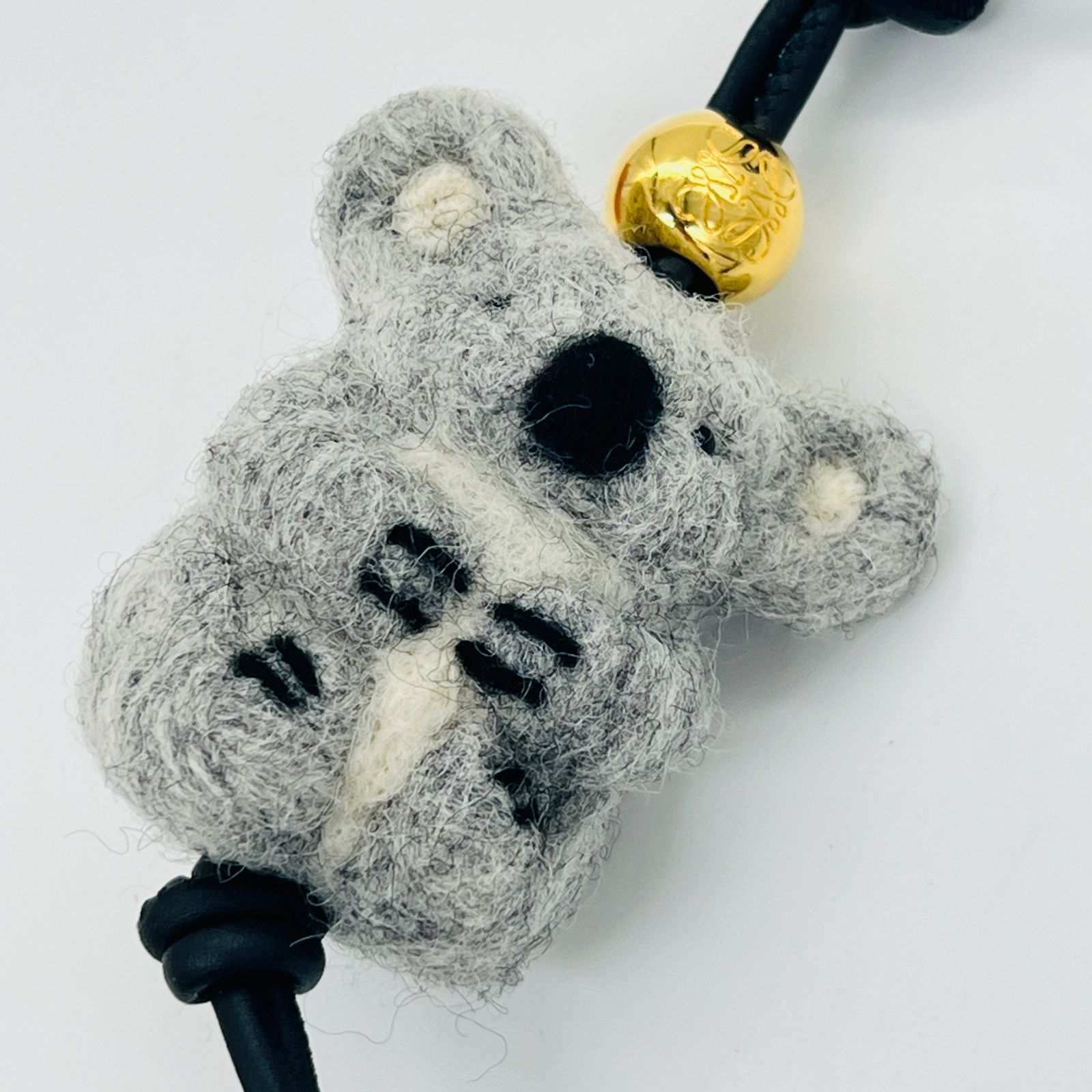 LOEWE コアラチャーム グレー LOEWE ロエベ チャーム コアラ チャーム グレー フィルト レザー
